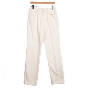 Made in Tomboy Cream / Off White Straight Leg Jeans